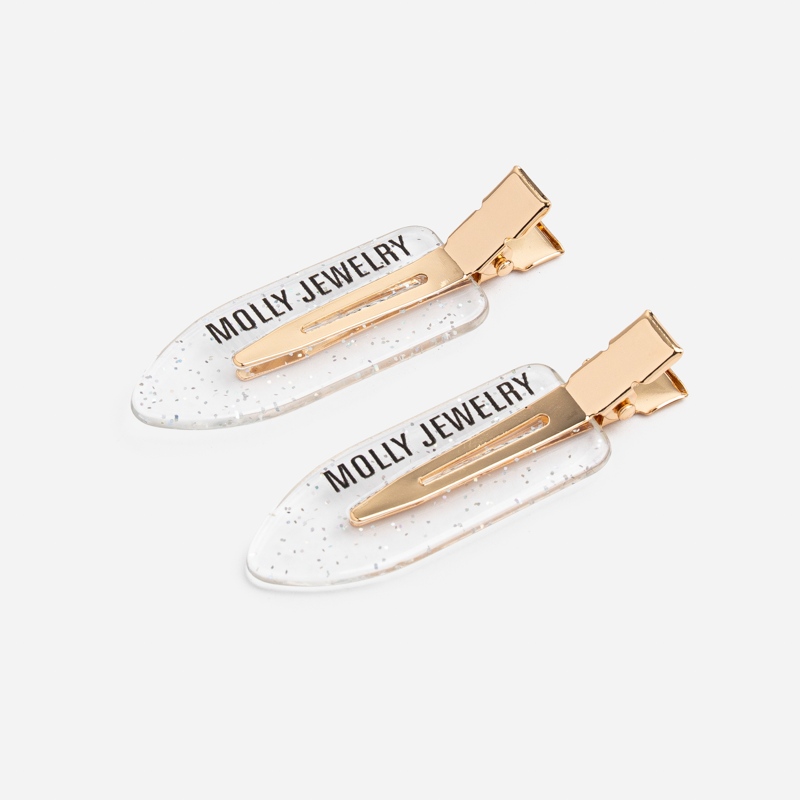 Backstage Glow Hair Clip-Sweet Peony