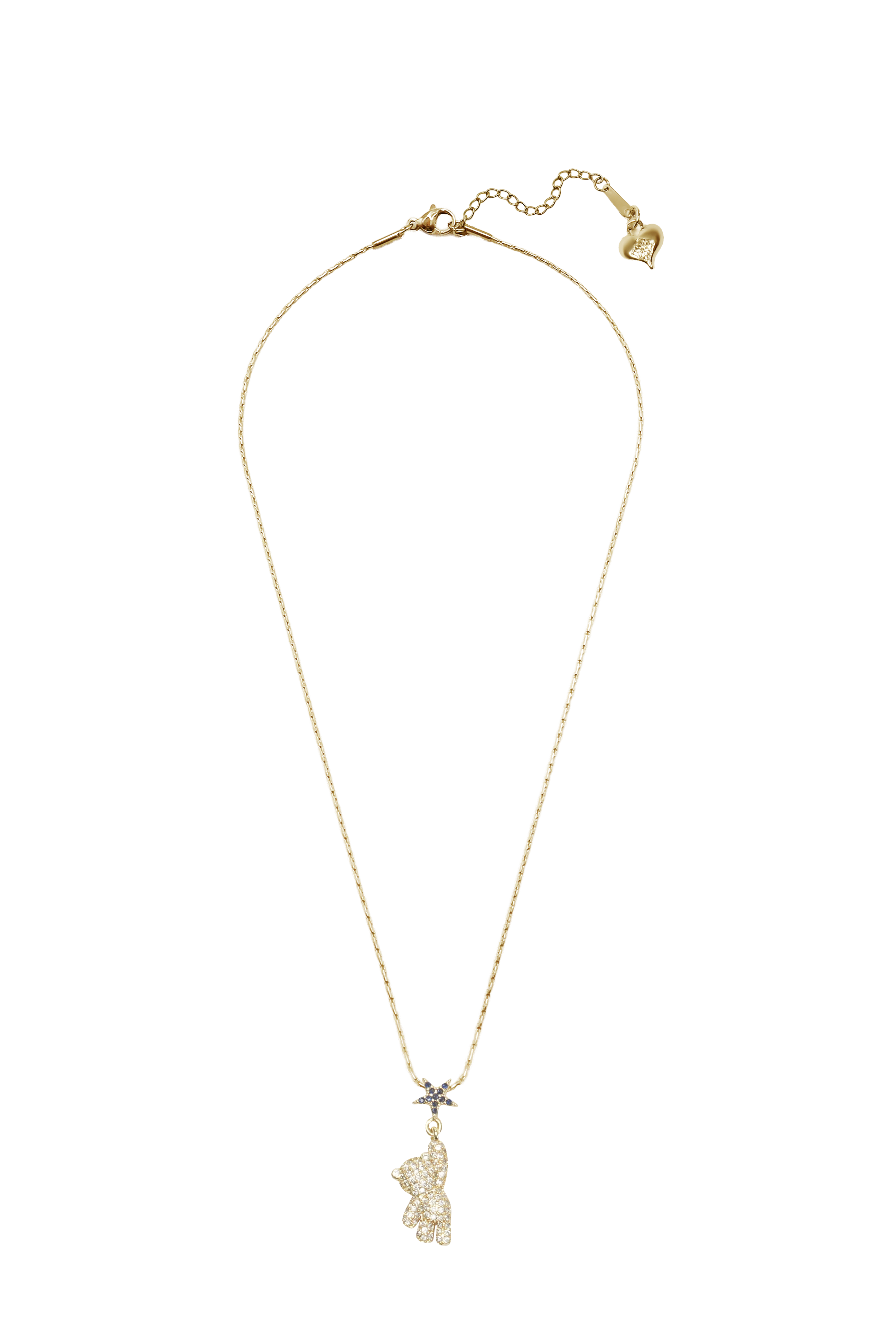 The Classy Glow Starlit Teddy  Necklace
