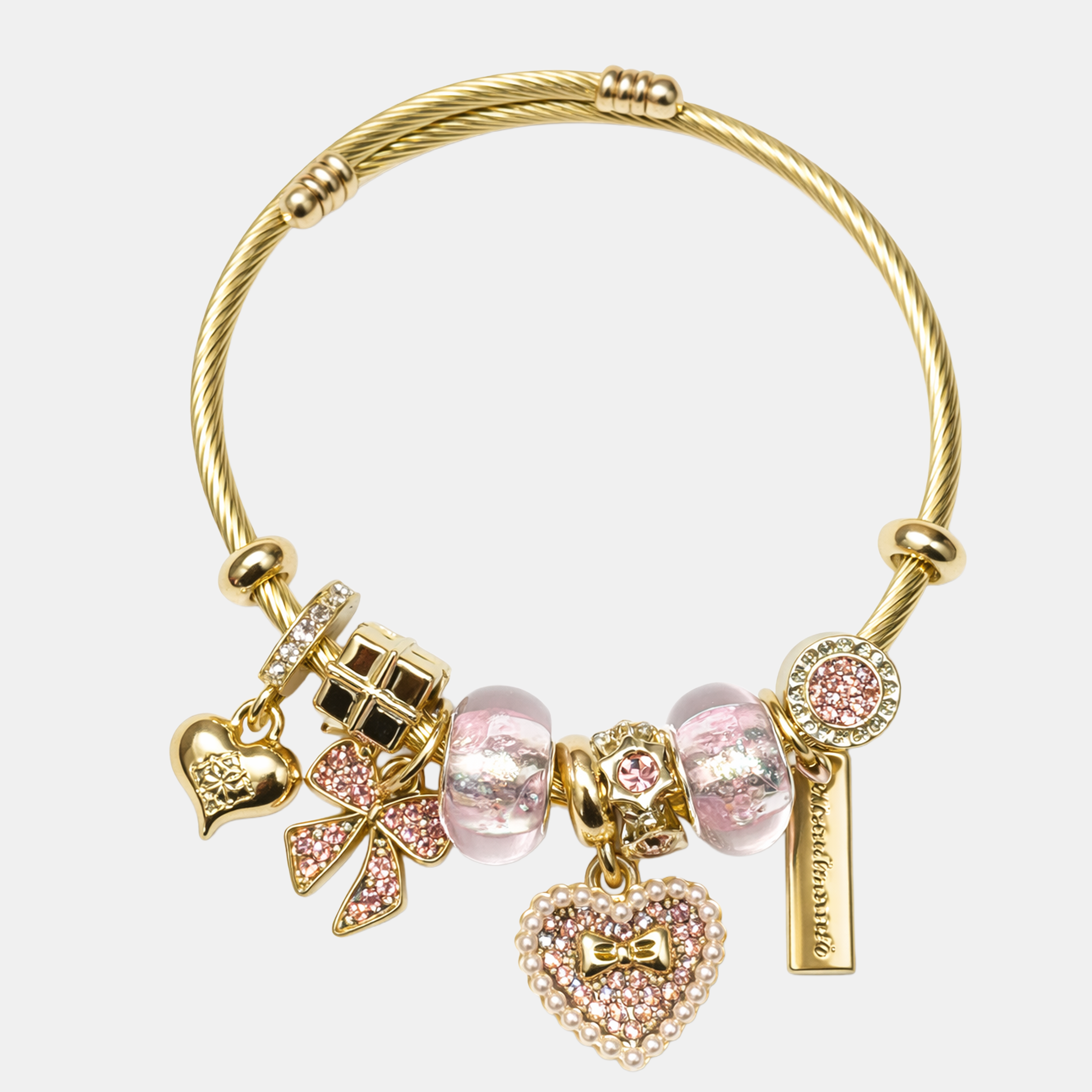 Molly Charm Gold key locket