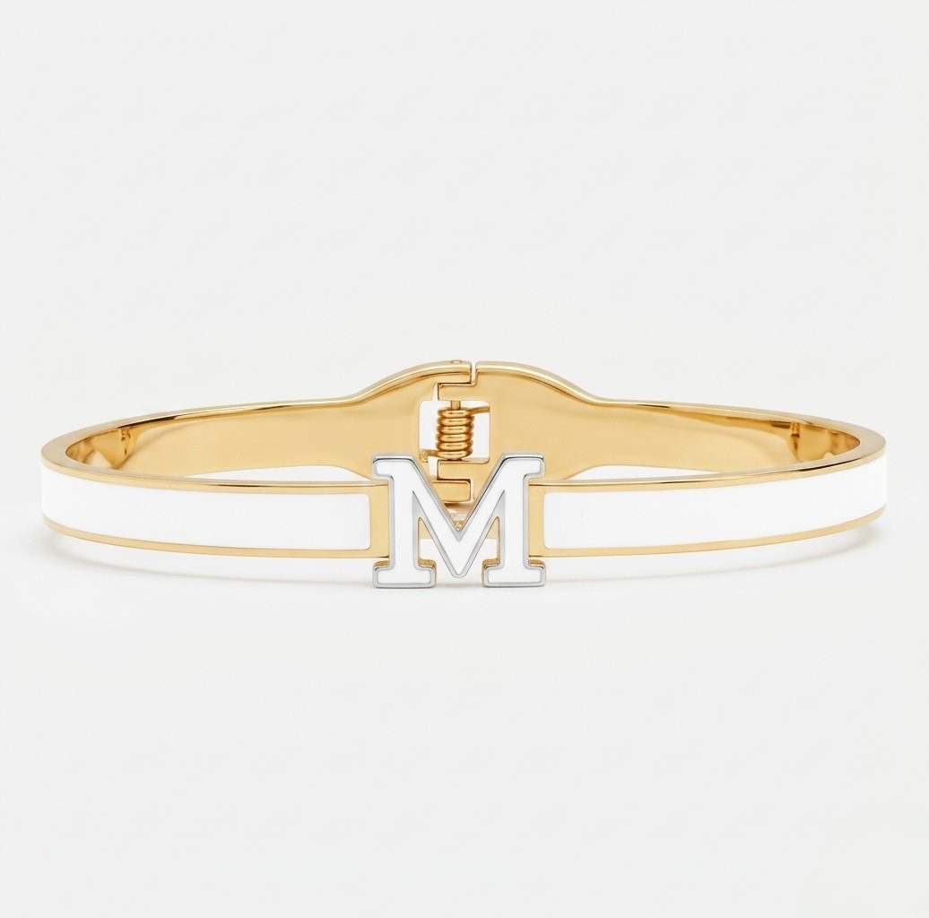 Molly M-Link Bracelet -Gold-White