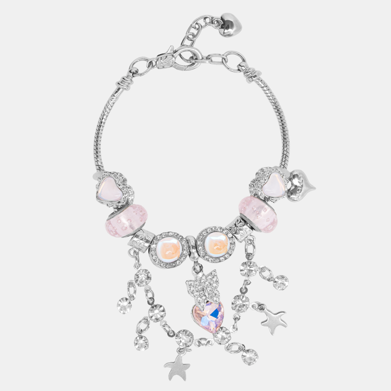 Molly Charm Romantic Pearl Heart