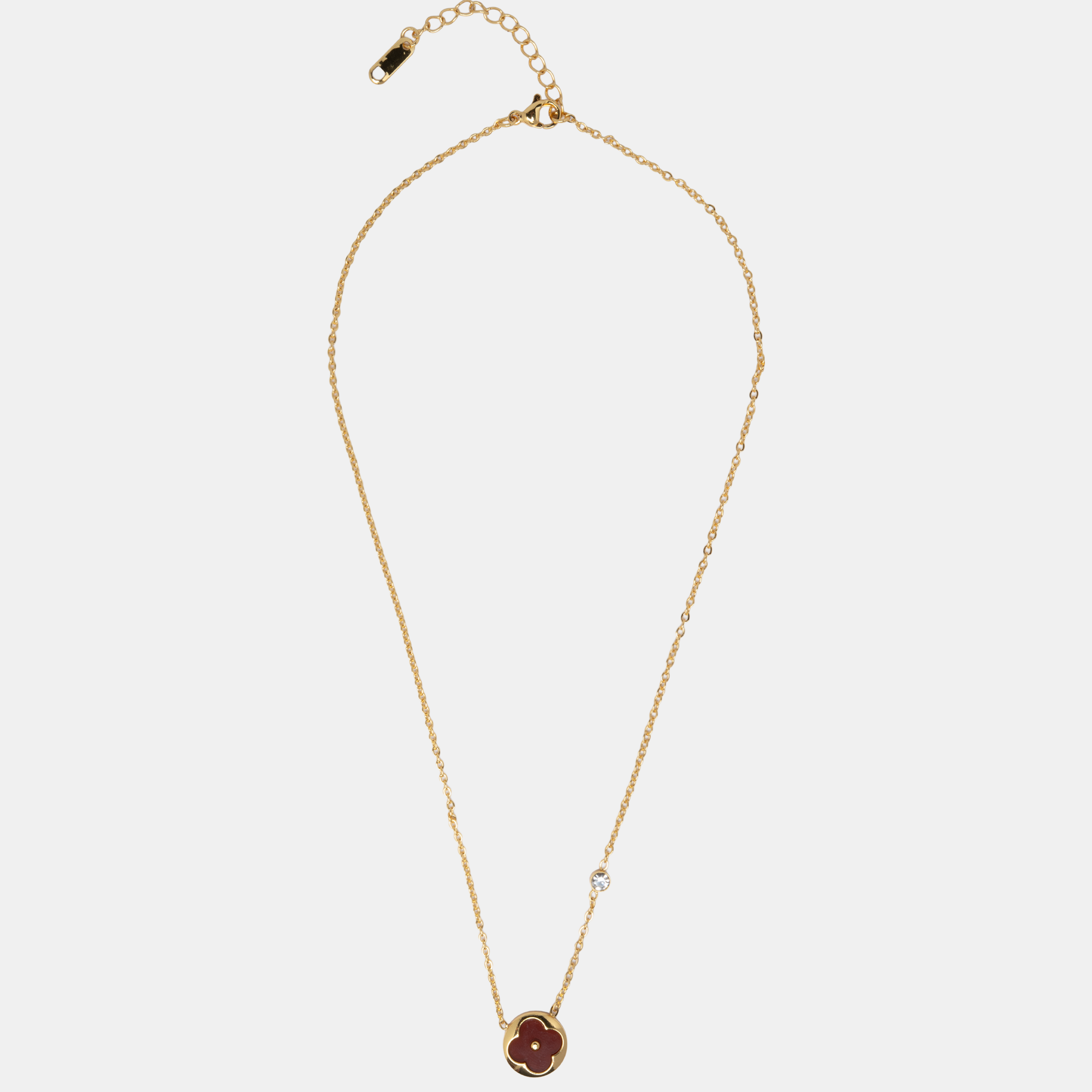 Molly Royale Clover -Necklace -Ruby