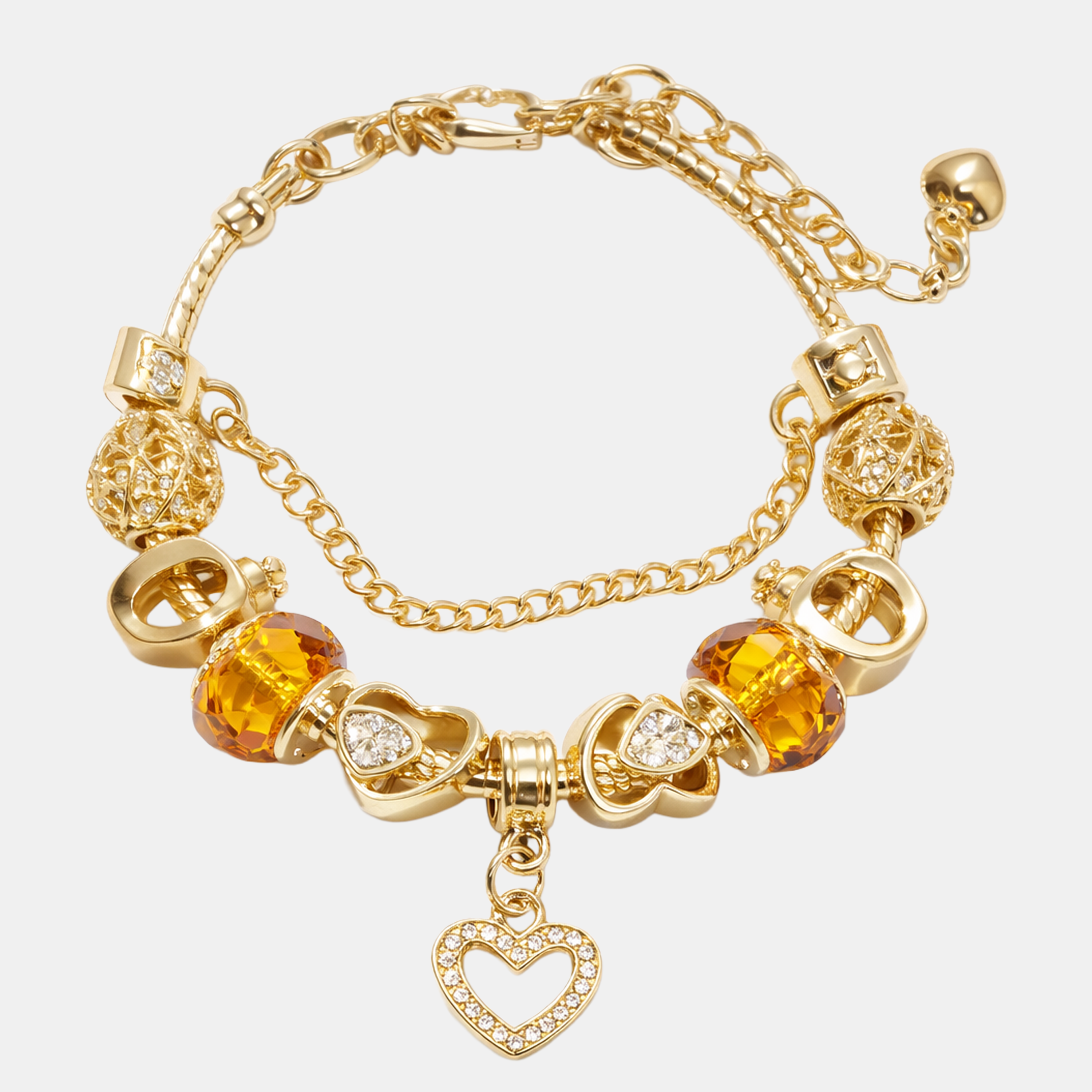 Molly Charm Crystal Heart Lumina