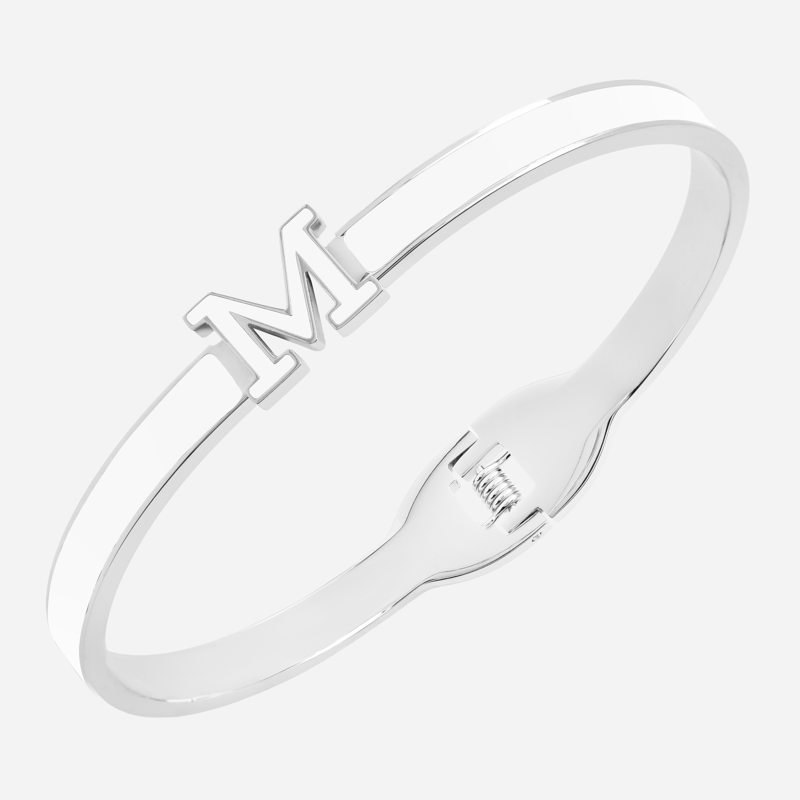 Molly M-Link  Bracelet -Slive-White