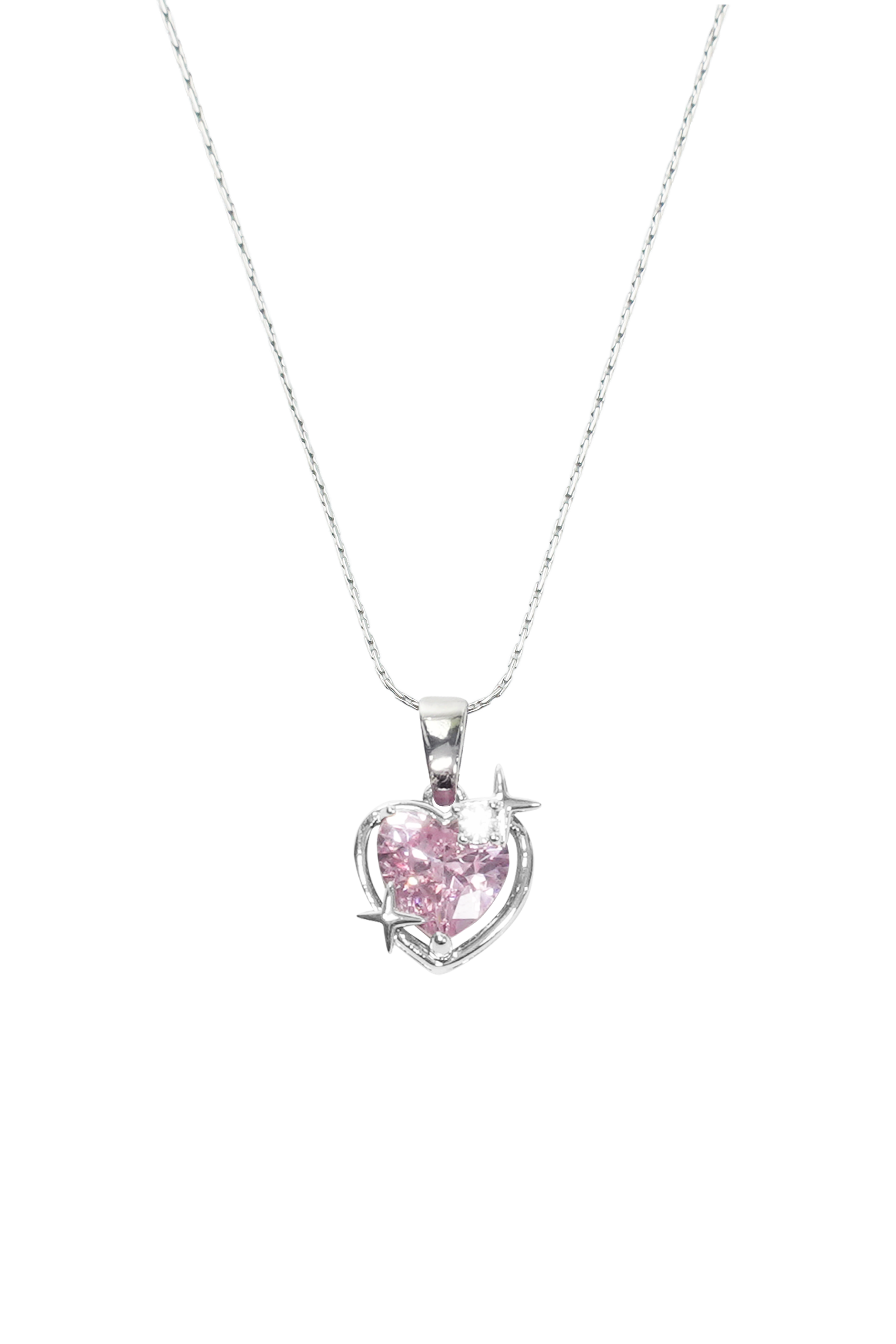 MoonKiss Heart Necklace