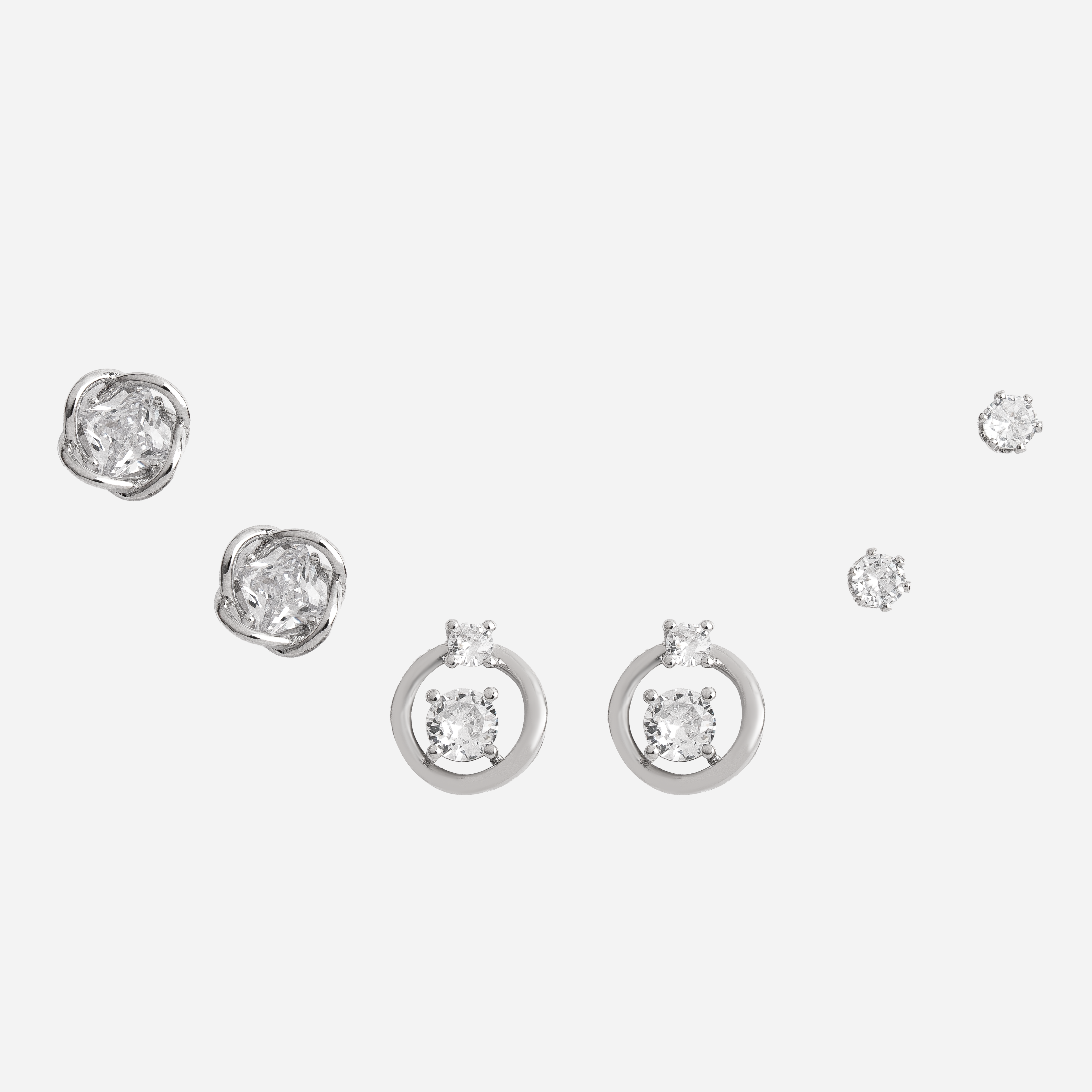 Molly Jewelry Geometric Halo Earring Set