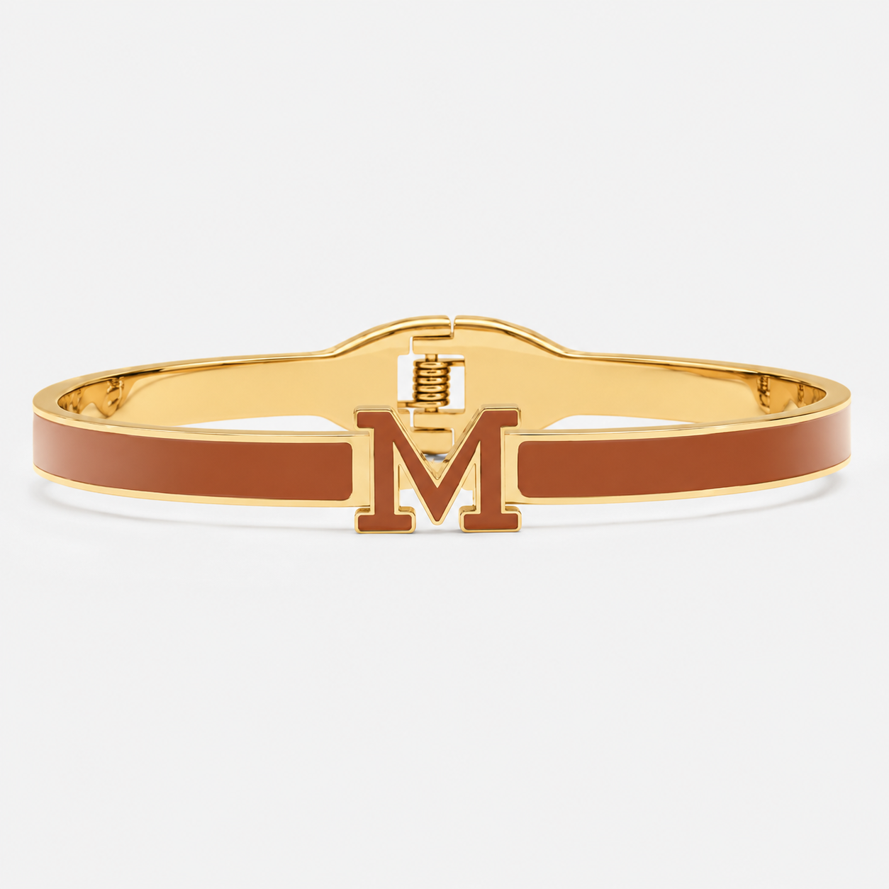 Molly M-Link Bracelet -Gold-Caramel