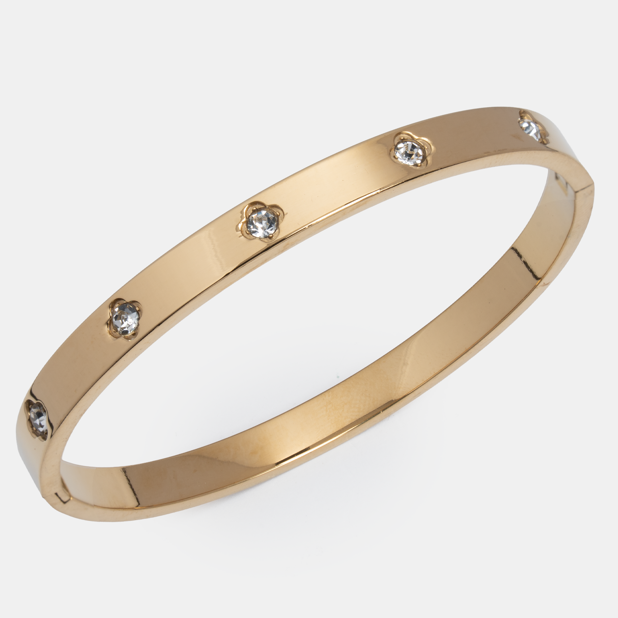 Molly Glow  Bangle-Gold