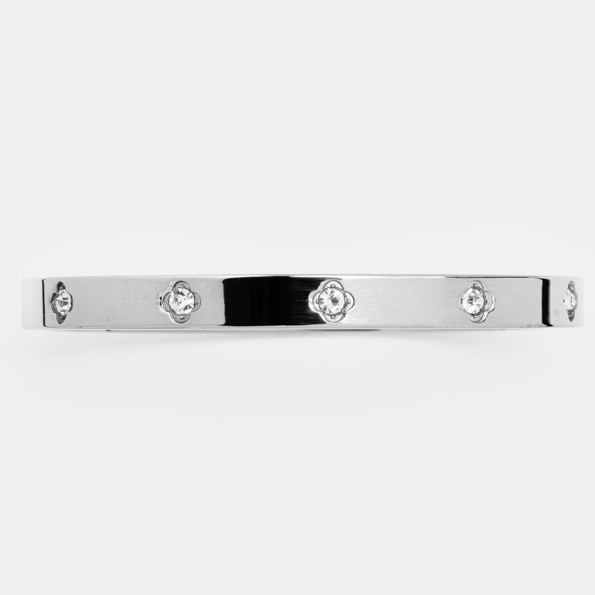 Molly Glow  Bangle-Silver