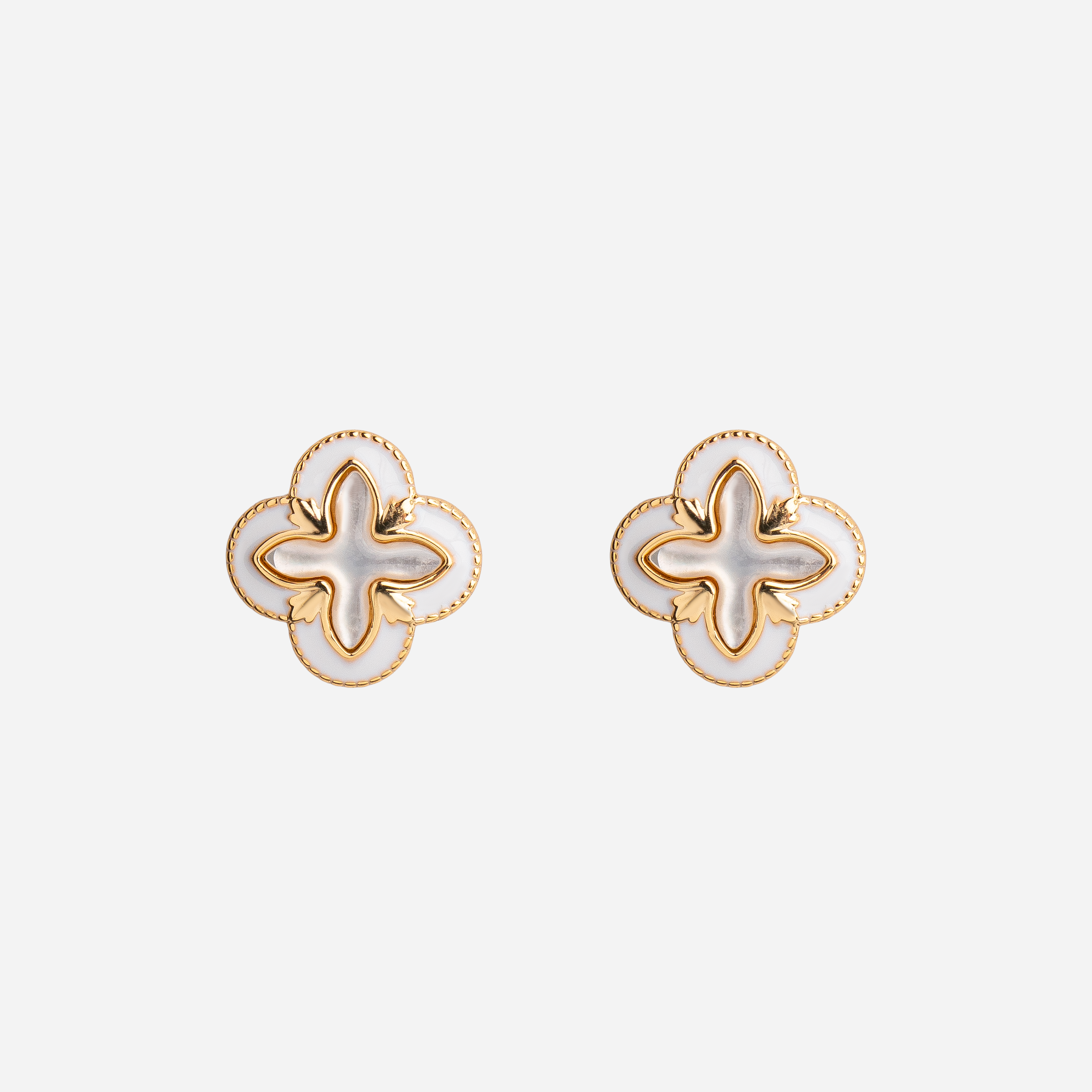 Molly Jewelry Golden Clover Trace Earring