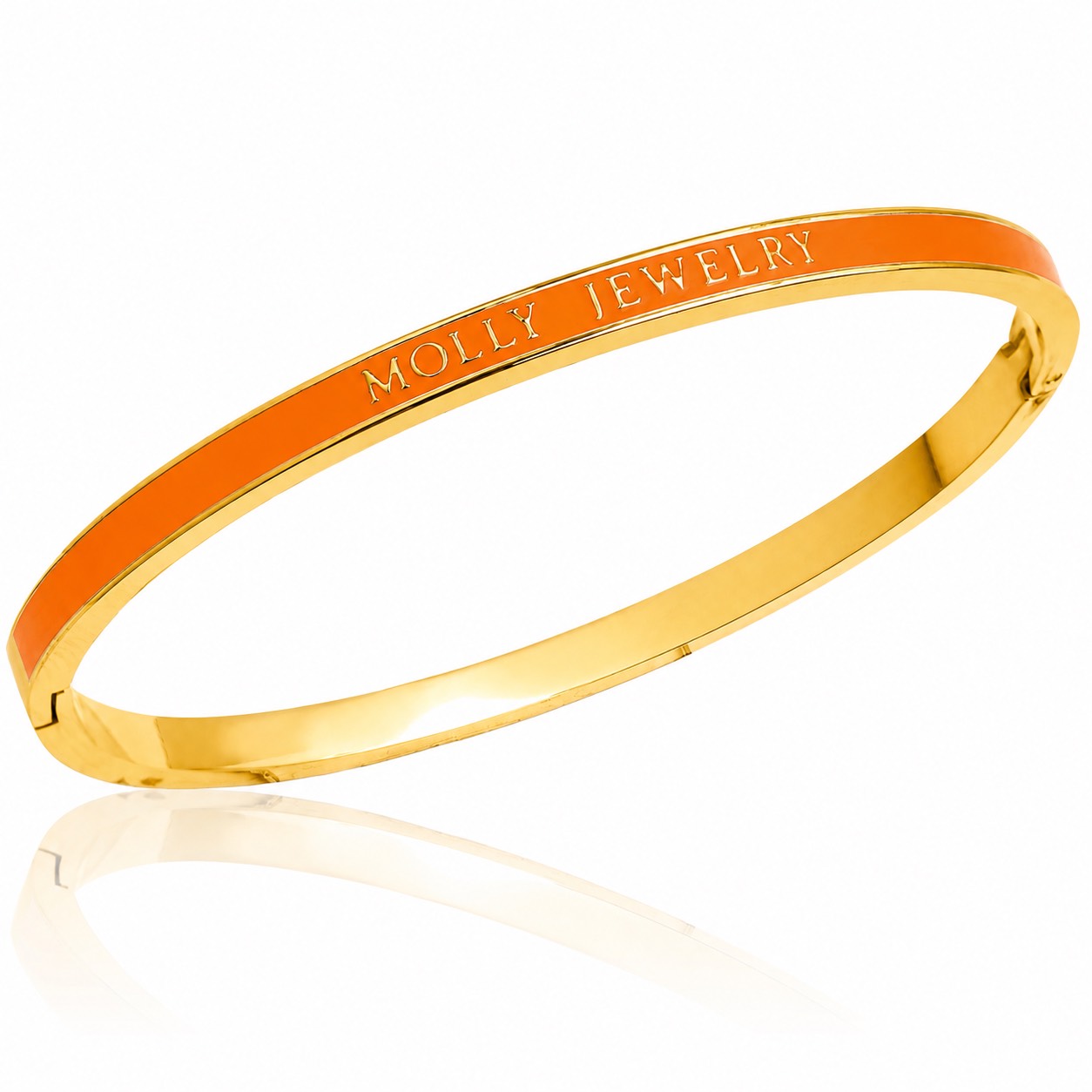 Molly Timeless Color Bracelet-Gold -Orange