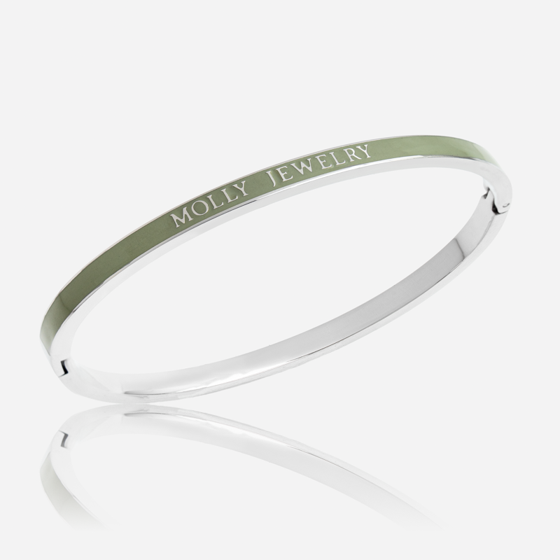 Molly Timeless Color Bracelet-Slive -Green