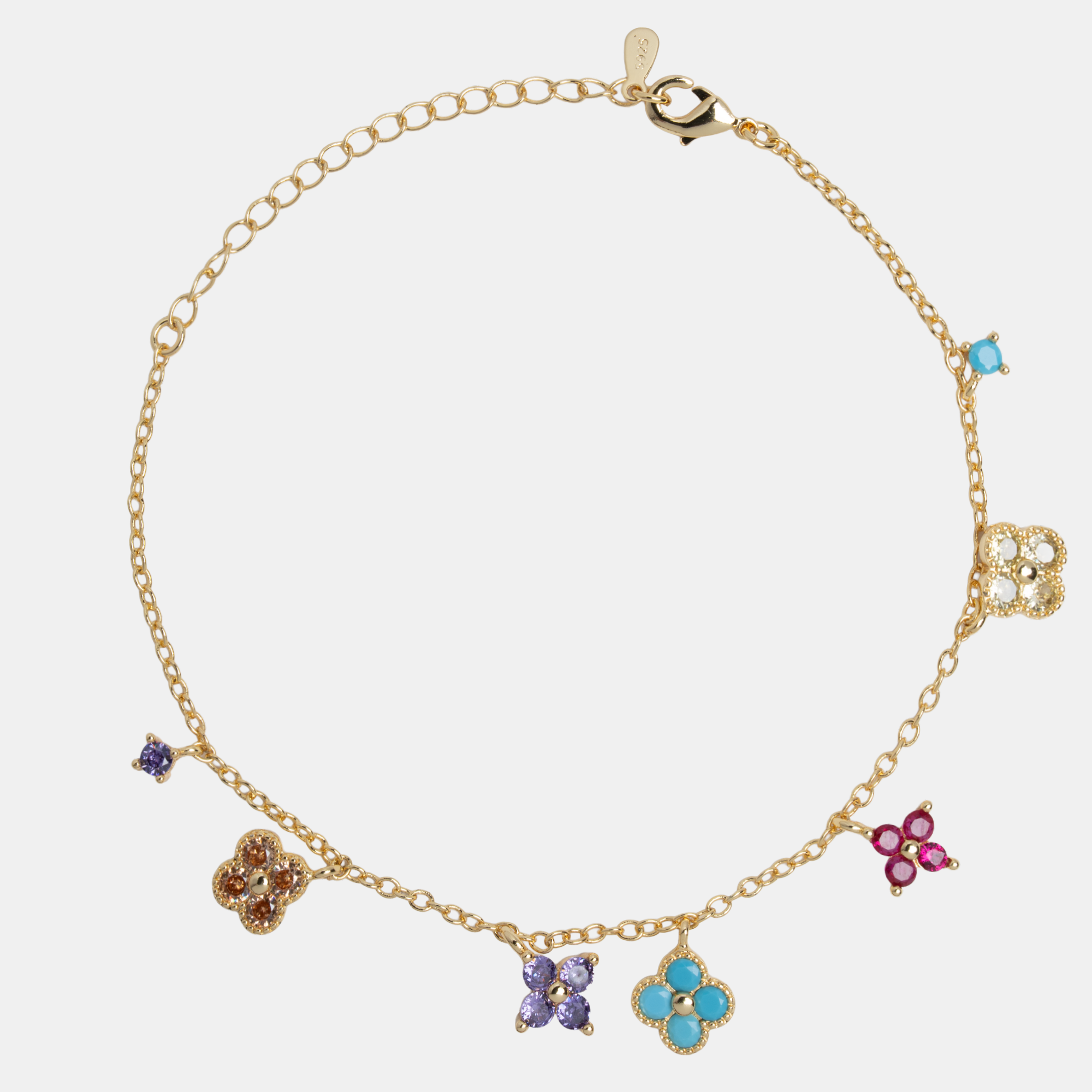 Molly Candy Rainbow -Charm-Gold