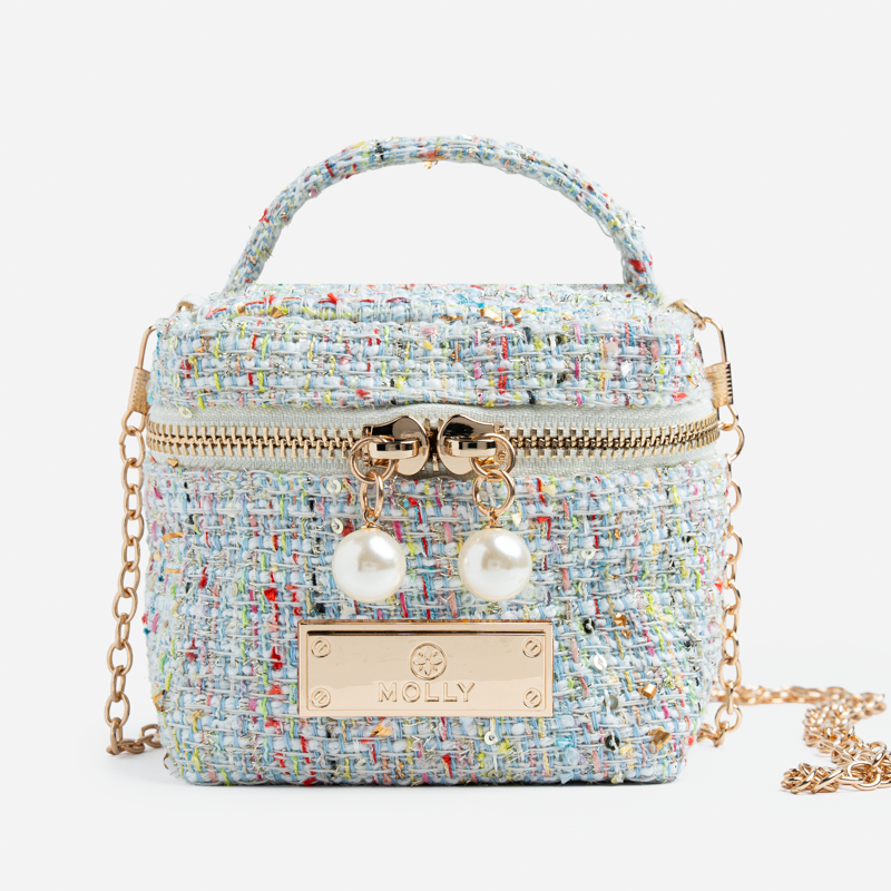 Molly Jewelry Pearl Vanity - Crystal Blue (MINI)