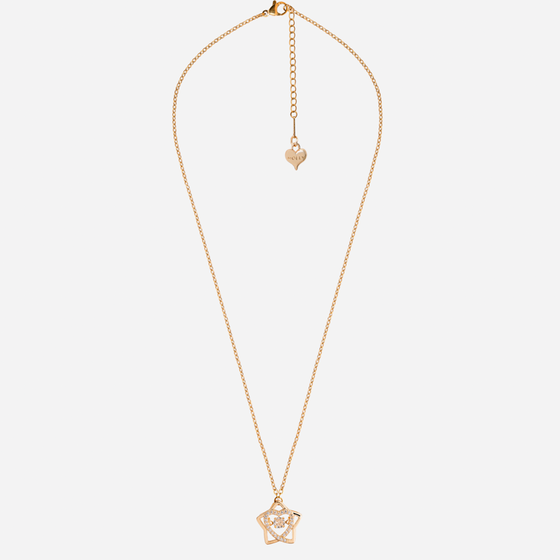 Molly Jewelry V-Amour Star Necklace (Gold)