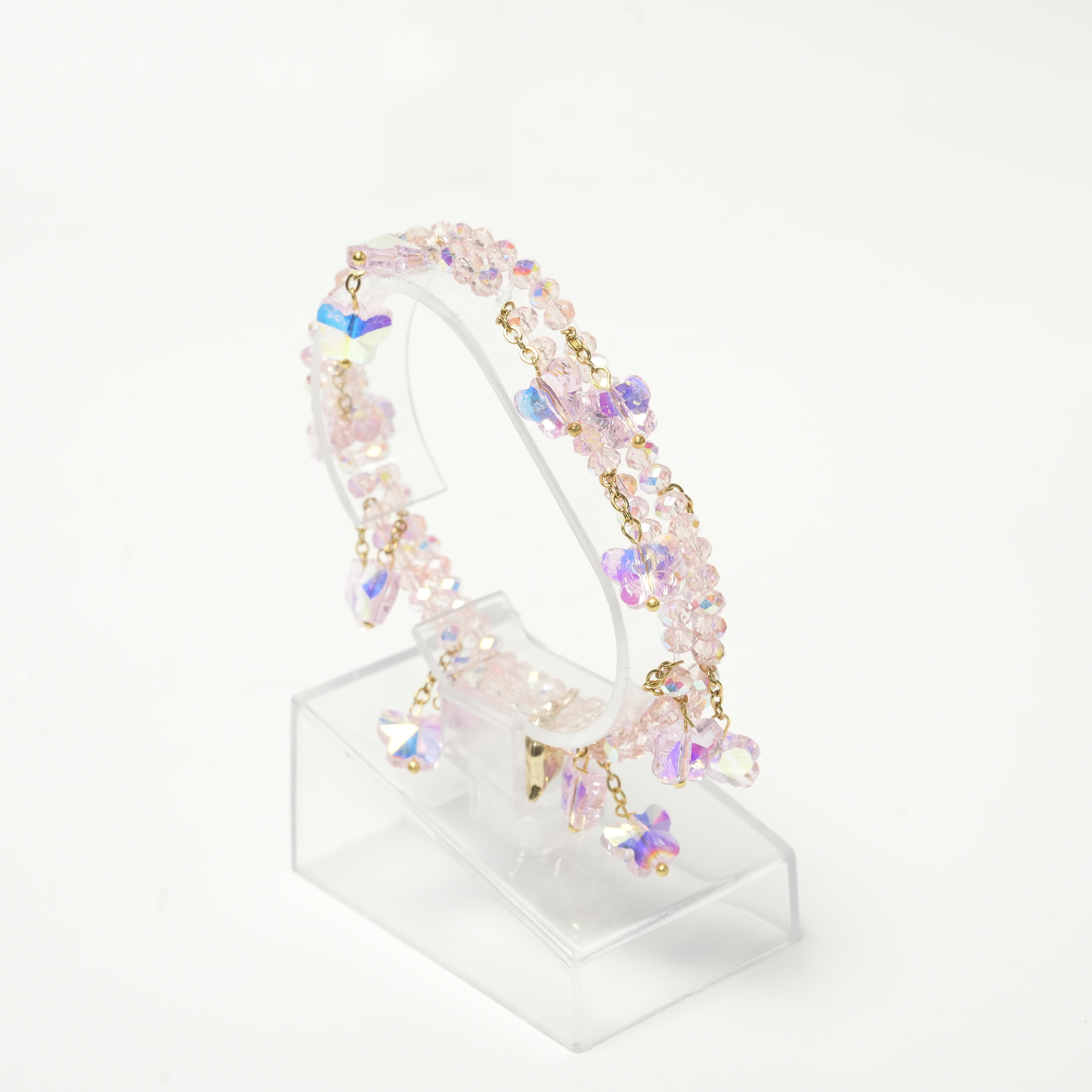 Crystal Kissie wings Bracelet
