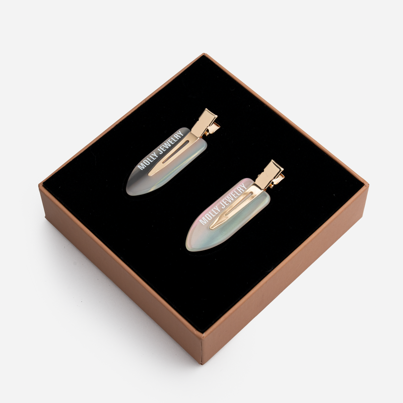 Backstage Glow Hair Clip-Sand Dune