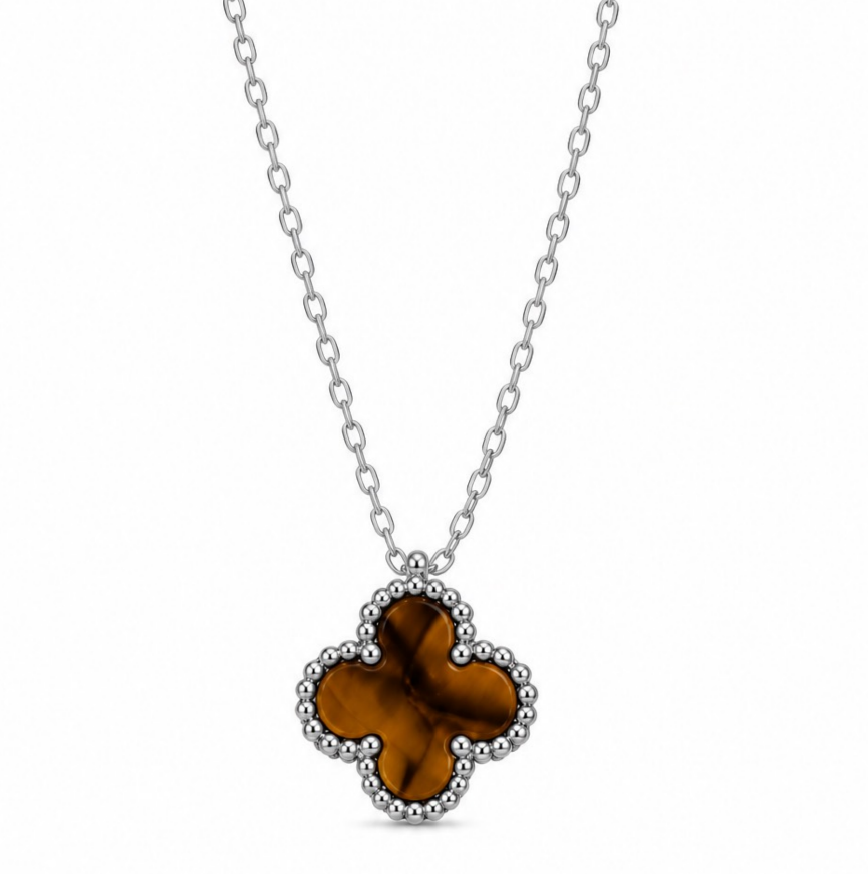 Molly Jewelry-Eternal Bloom Brown -Necklace-SV