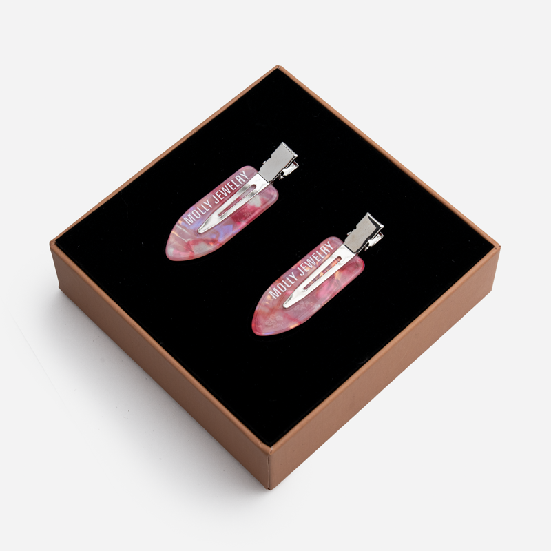 Backstage Glow Hair Clip-Strawberry Yogurt