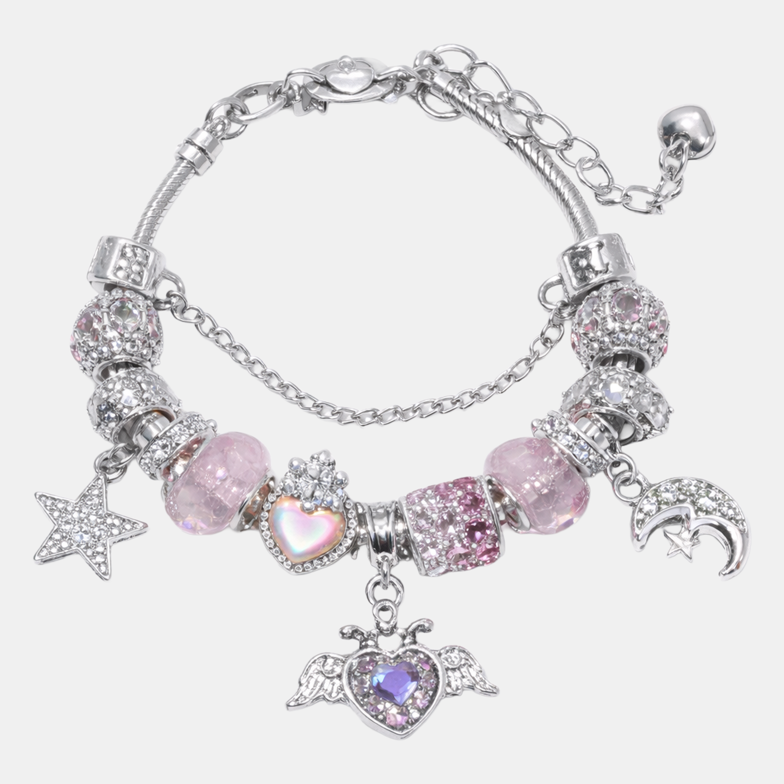 Molly Charm Wings of Love Crystal Charm