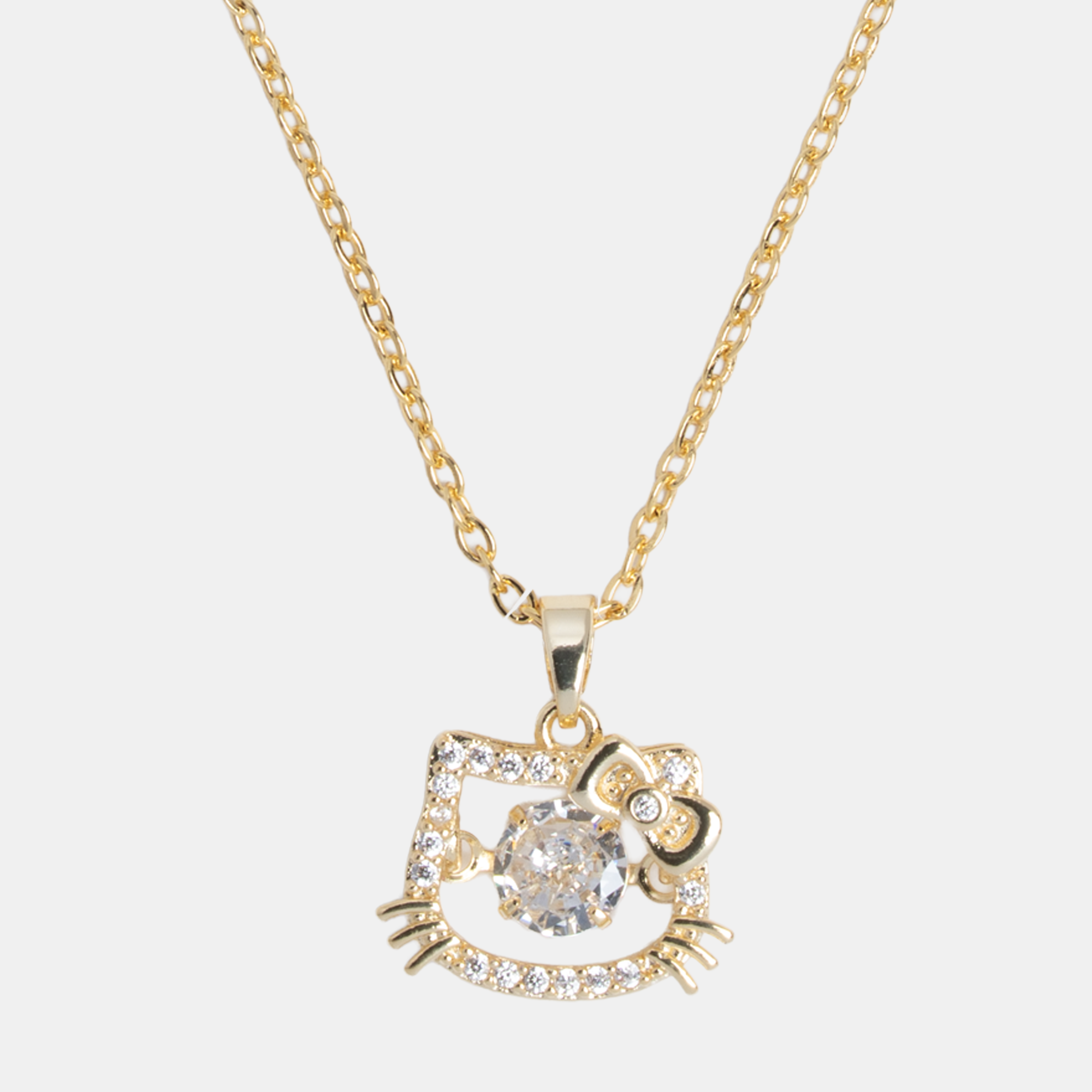 Molly Sweet Kitty Necklace-Gold