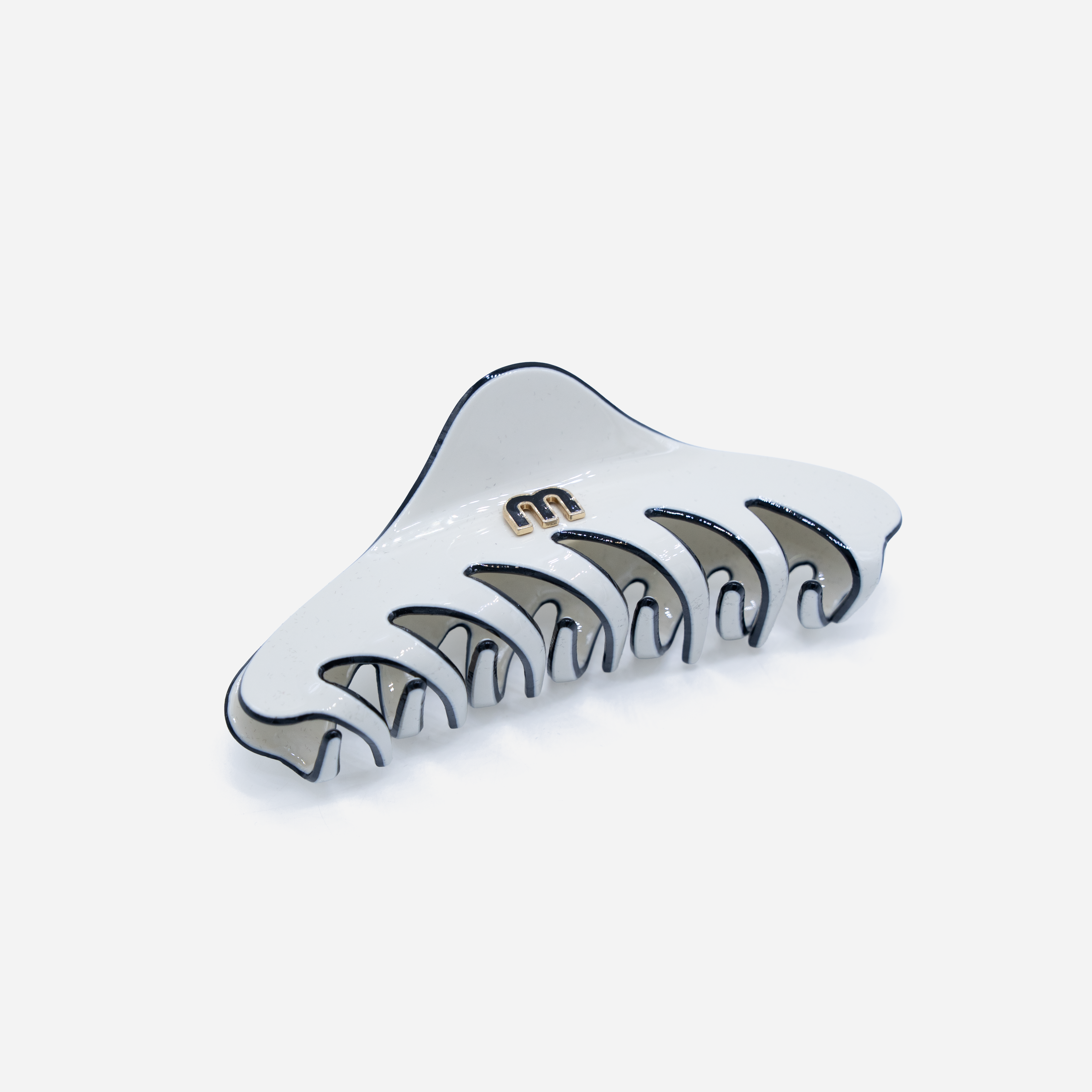 Princess de hair claw clip-ivory