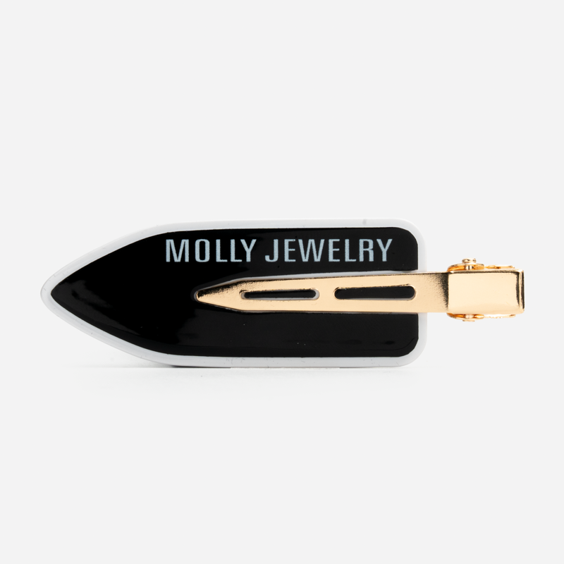 Molly Black Edge Clip