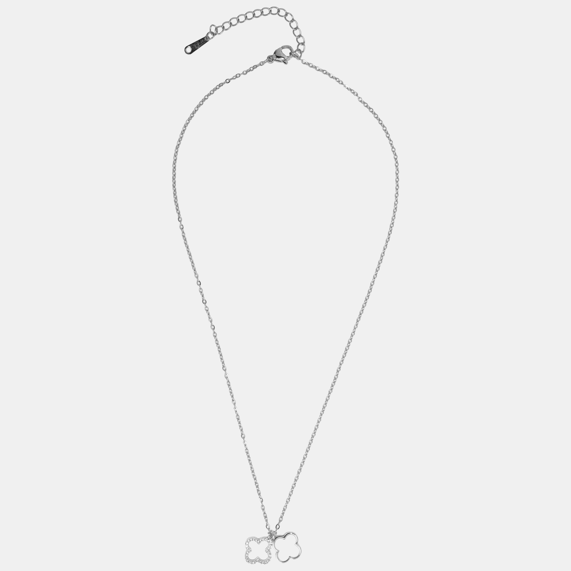Molly Twin Duo -Necklace -Sliver