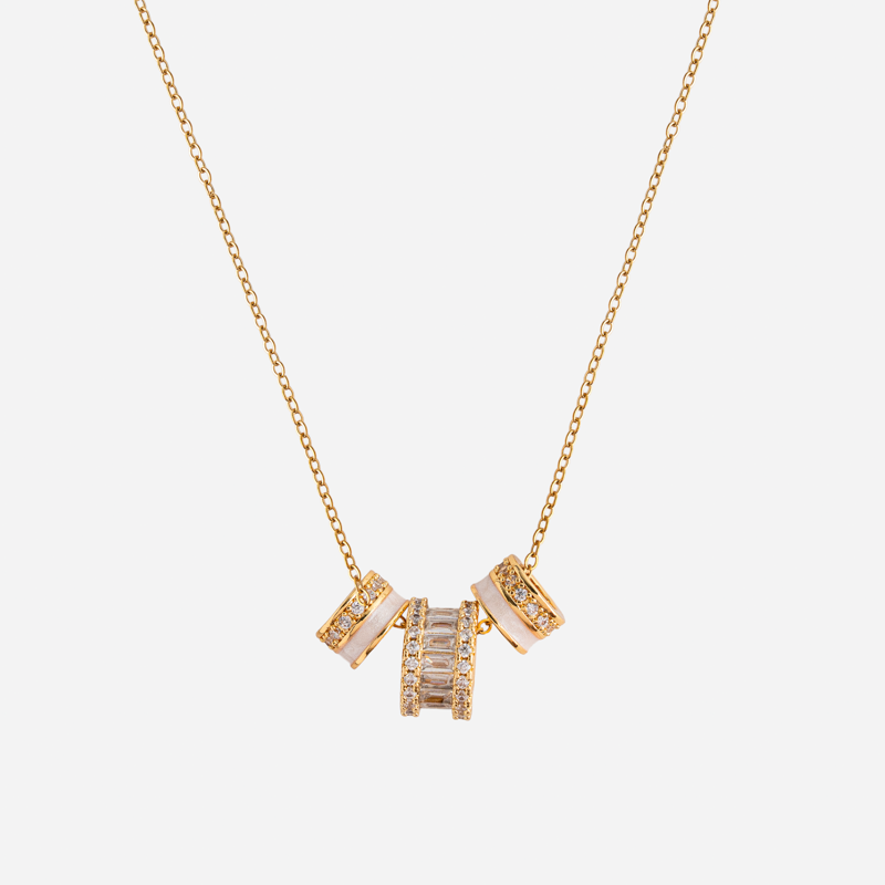 Molly Jewelry Trio Necklace (Gold)