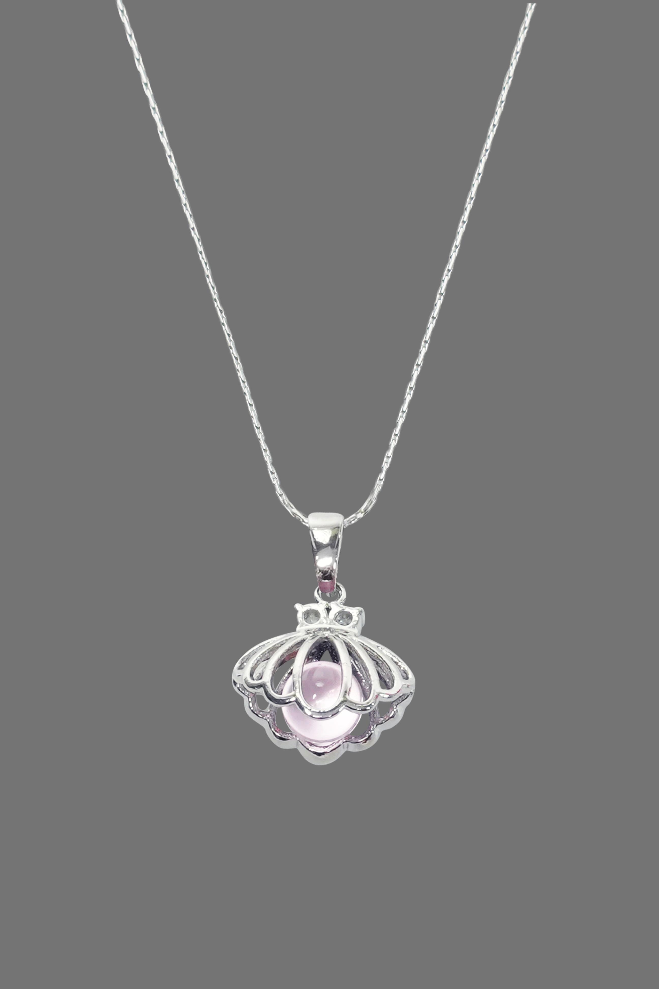Sea of Dream Necklace(SV)-Pink