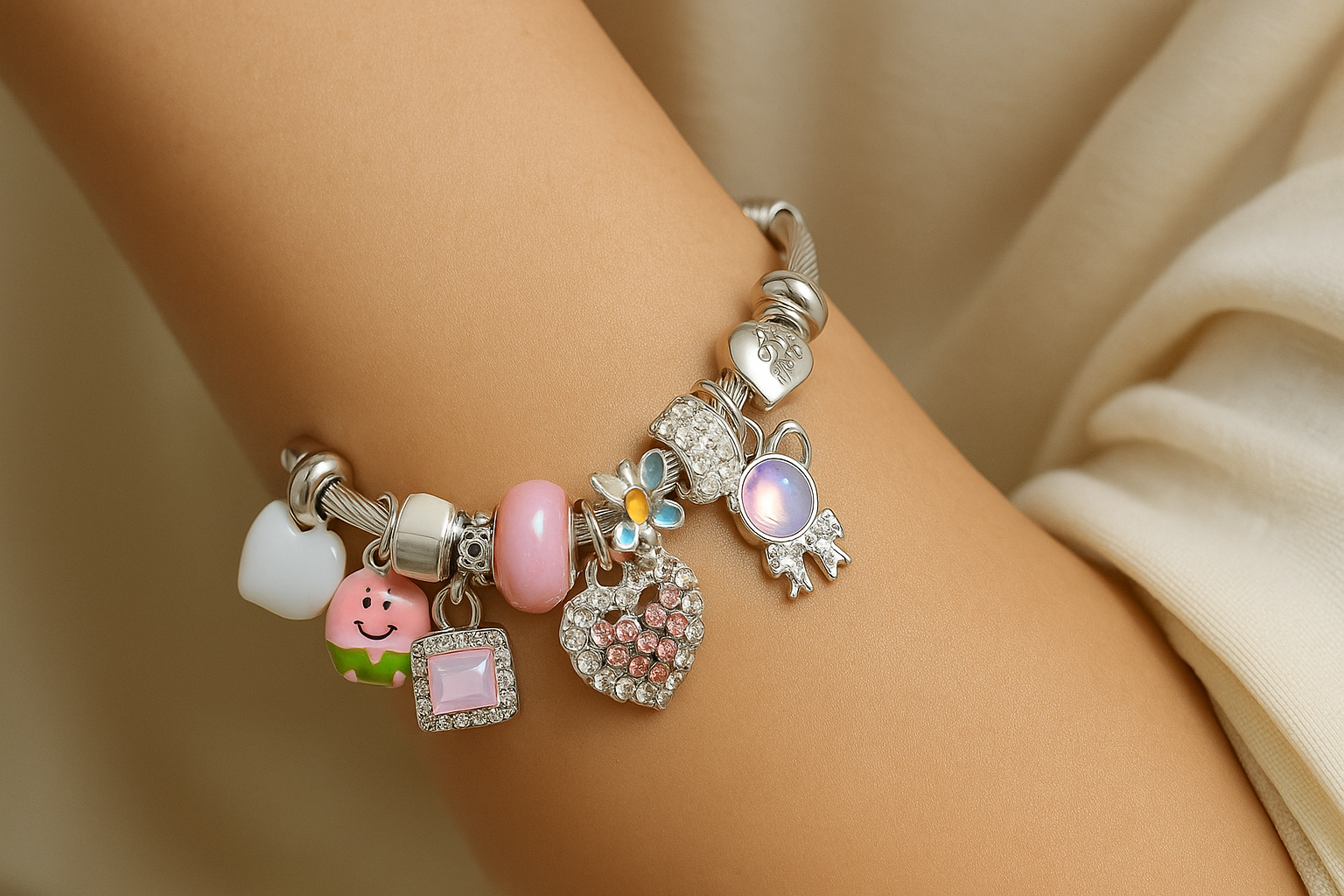 Blush Bloom Delight Bracelet